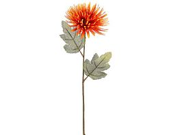 Umělá květina Chryzantéma 60 cm, oranžová