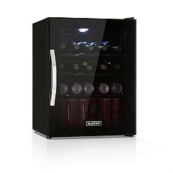Klarstein Beersafe XL Onyx, chladnička na nápoje, A++, LED, kovové rošty, skleněné dveře